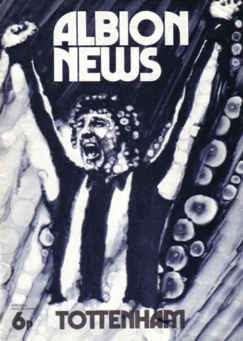 Spurs v West Bromwich Albion (16 Aug 1972) Programme