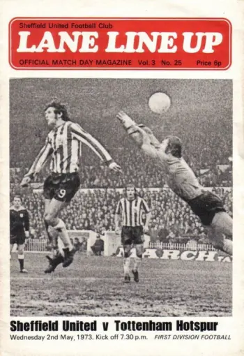 Spurs v Sheffield United (02 May 1973) Programme