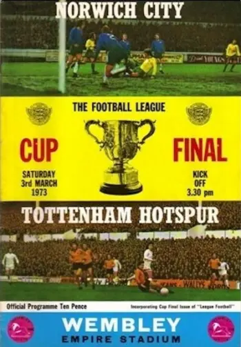 Spurs v Norwich City (03 Mar 1973) Programme