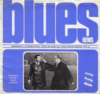 Spurs v Birmingham City (28 Aug 1973) Programme