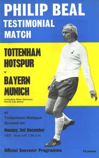 Spurs v Bayern München (03 Dec 1973) Programme