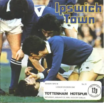 Spurs v Ipswich Town (31 Jan 1976) Programme