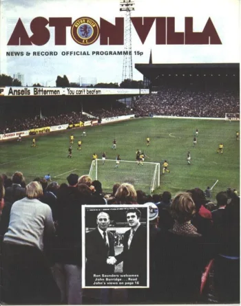 Spurs v Aston Villa (11 Oct 1975) Programme