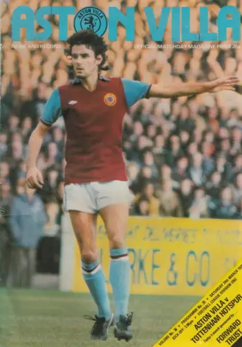 Spurs v Aston Villa (24 Mar 1979) Programme