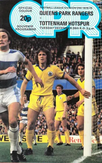 Spurs v Queens Park Rangers (26 Dec 1978) Programme