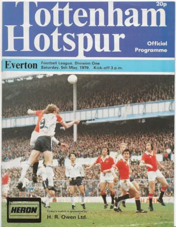 Spurs v Everton FC (05 May 1979) Programme