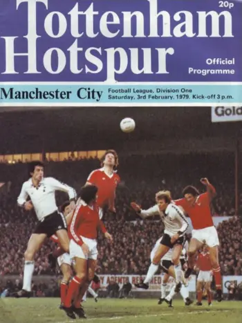 Spurs v Manchester City (03 Feb 1979) Programme