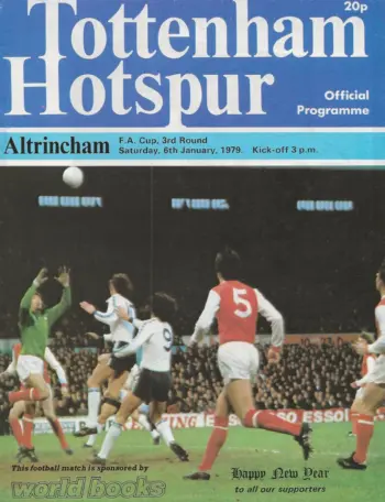 Spurs v Altrincham FC (10 Jan 1979) Programme
