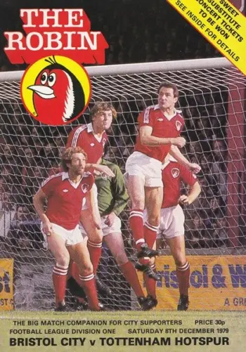 Spurs v Bristol City (08 Dec 1979) Programme