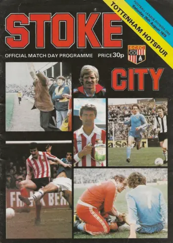 Spurs v Stoke City (25 Aug 1979) Programme