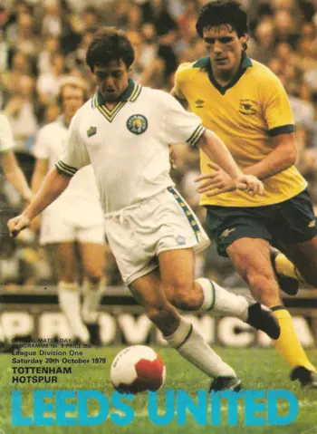 Spurs v Leeds United (20 Oct 1979) Programme