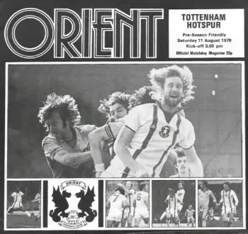 Spurs v Leyton Orient (11 Aug 1979) Programme