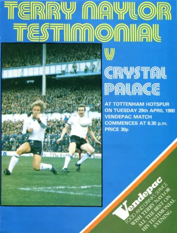 Spurs v Crystal Palace (29 Apr 1980) Programme