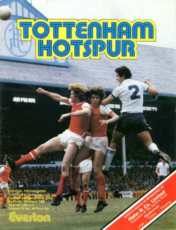 Spurs v Everton FC (19 Apr 1980) Programme