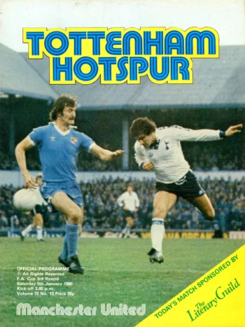 Spurs v Manchester United (05 Jan 1980) Programme