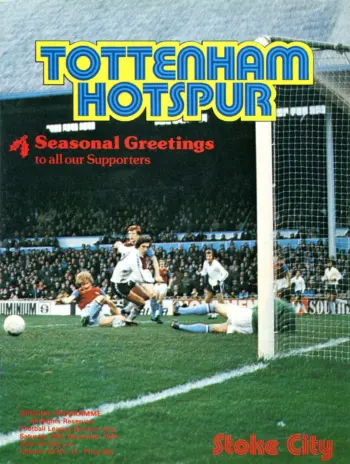 Spurs v Stoke City (29 Dec 1979) Programme