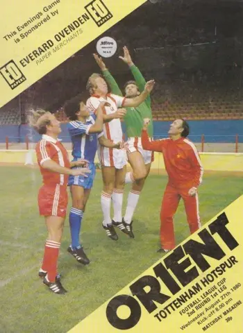 Spurs v Leyton Orient (27 Aug 1980) Programme