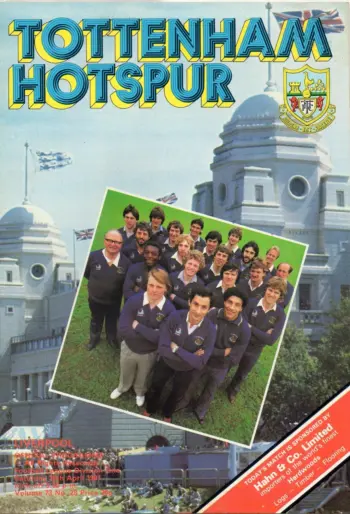 Spurs v Liverpool FC (25 Apr 1981) Programme
