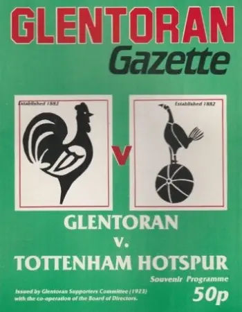 Spurs v Glentoran (08 Aug 1981) Programme
