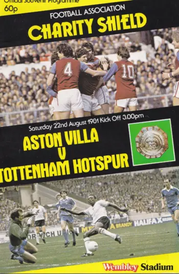 Spurs v Aston Villa (21 Aug 1981) Programme