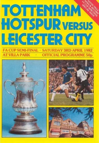 Spurs v Leicester City (03 Apr 1982) Programme