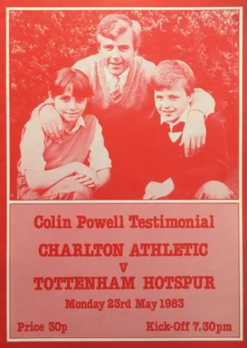 Spurs v Charlton Athletic (23 May 1983) Programme