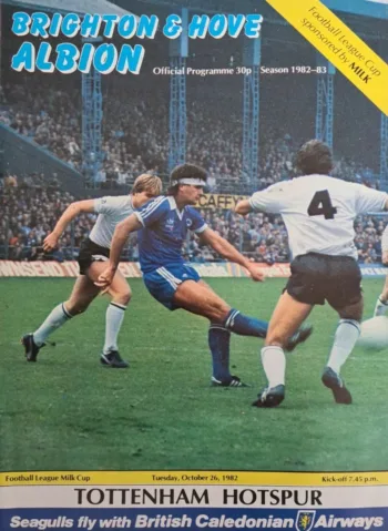 Spurs v Brighton & Hove Albion (06 Oct 1982) Programme