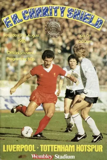 Spurs v Liverpool FC (21 Aug 1982) Programme