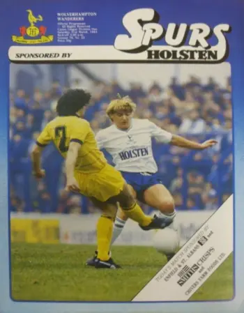 Spurs v Wolverhampton Wanderers (31 Mar 1984) Programme
