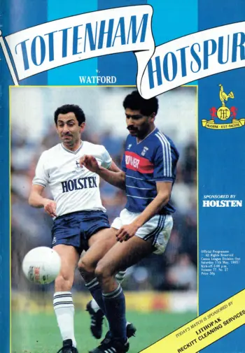 Spurs v Watford FC (11 May 1985) Programme