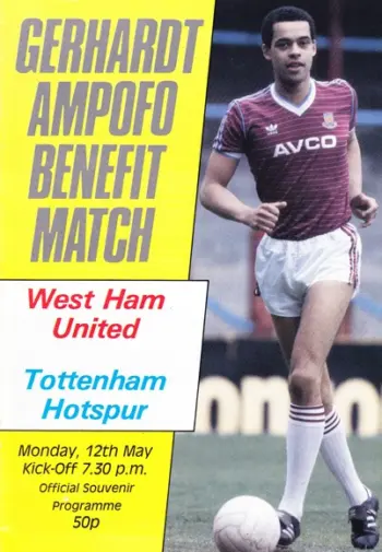 Spurs v West Ham United (12 May 1986) Programme