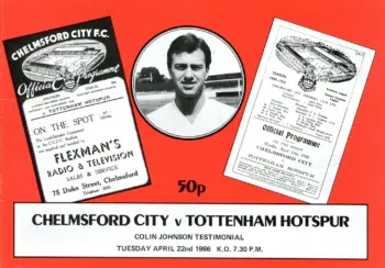 Spurs v Chelmsford City (22 Apr 1986) Programme