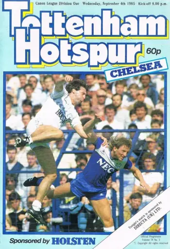 Spurs v Chelsea FC (04 Sep 1985) Programme