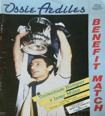 Spurs v Internazionale (01 May 1986) Programme