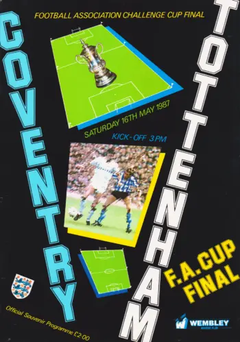 Spurs v Coventry City (16 May 1987) Programme
