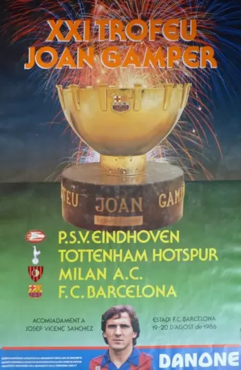 Joan Gamper Trophy (August 1986) Programme