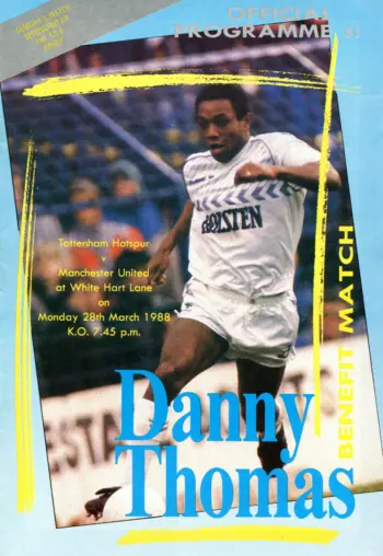 Spurs v Manchester United (28 Mar 1988) Programme