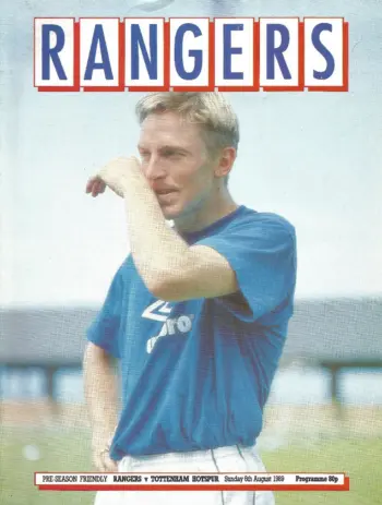 Spurs v Rangers FC (06 Aug 1989) Programme