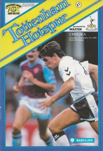 Spurs v Chelsea FC (16 Sep 1989) Programme