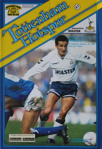 Spurs v Nottingham Forest (24 Jan 1990) Programme