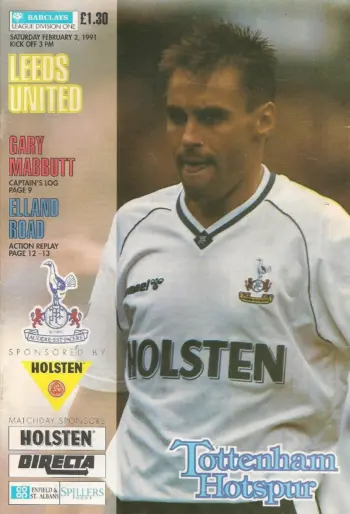 Spurs v Leeds United (02 Feb 1991) Programme