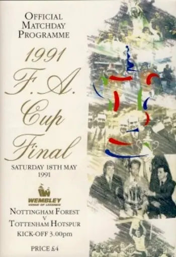 Spurs v Nottingham Forest (18 May 1991) Programme