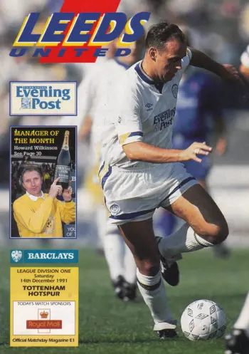 Spurs v Leeds United (14 Dec 1991) Programme
