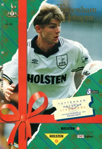 Spurs v Liverpool FC (18 Dec 1993) Programme