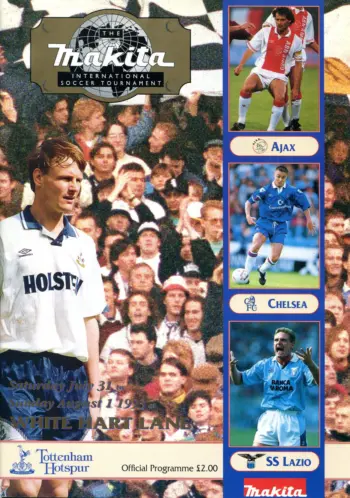 Spurs v Lazio Roma (31 Jul 1993) Programme