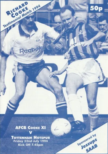 Spurs v AFC Bournemouth (22 Jul 1994) Programme