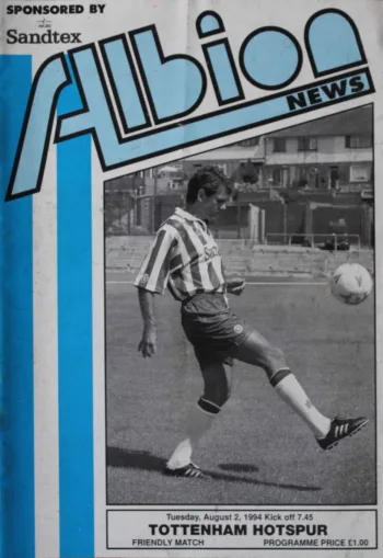 Spurs v Brighton & Hove Albion (02 Aug 1994) Programme