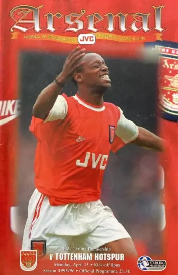 Spurs v Arsenal FC (15 Apr 1996) Programme