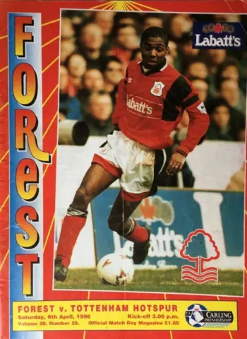 Spurs v Nottingham Forest (06 Apr 1996) Programme