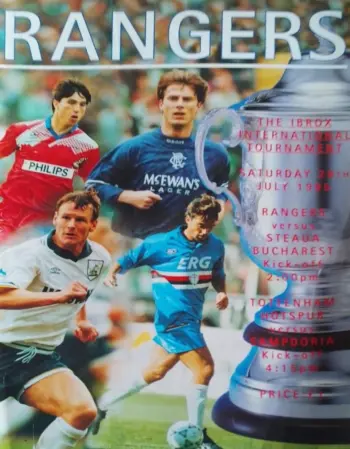 Spurs v UC Sampdoria (29 Jul 1995) Programme